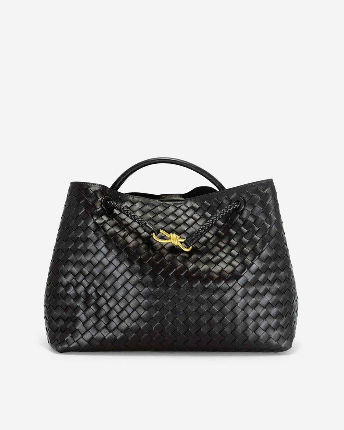 KNUE Amara Tote Large in Black — oversized everyday tote bag