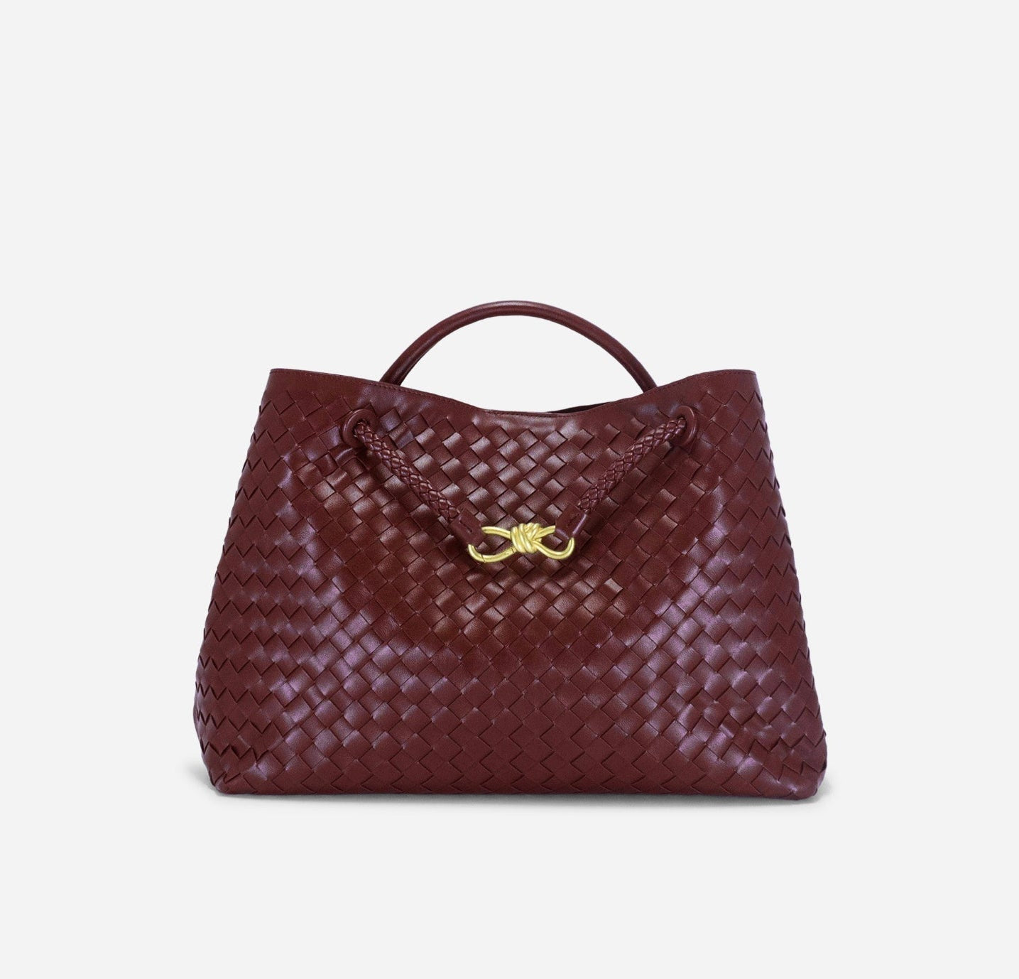 KNUE Amara Tote Large in Maroon — oversized everyday tote bag