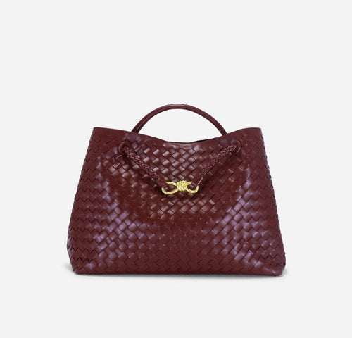 KNUE Amara Tote Large in Maroon — oversized everyday tote bag