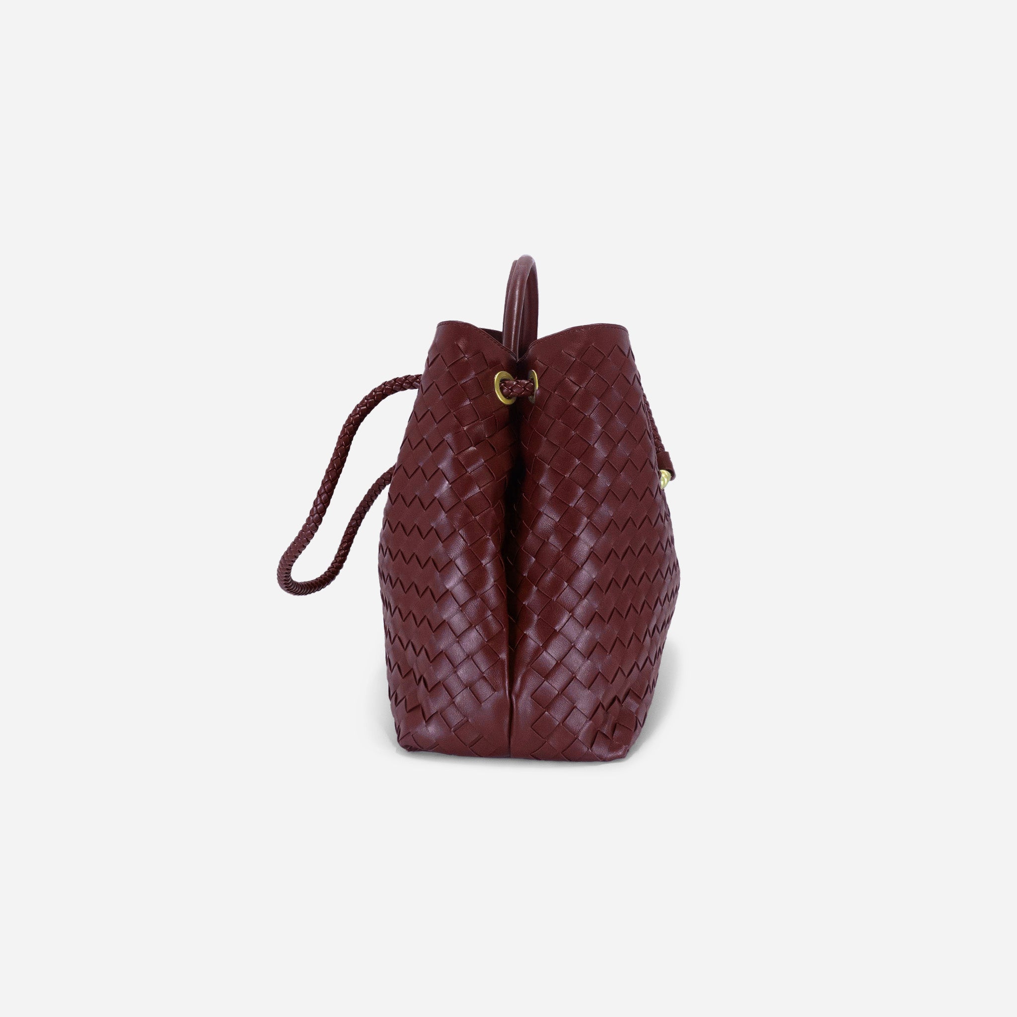 KNUE Amara Tote Large in Maroon — oversized everyday tote bag