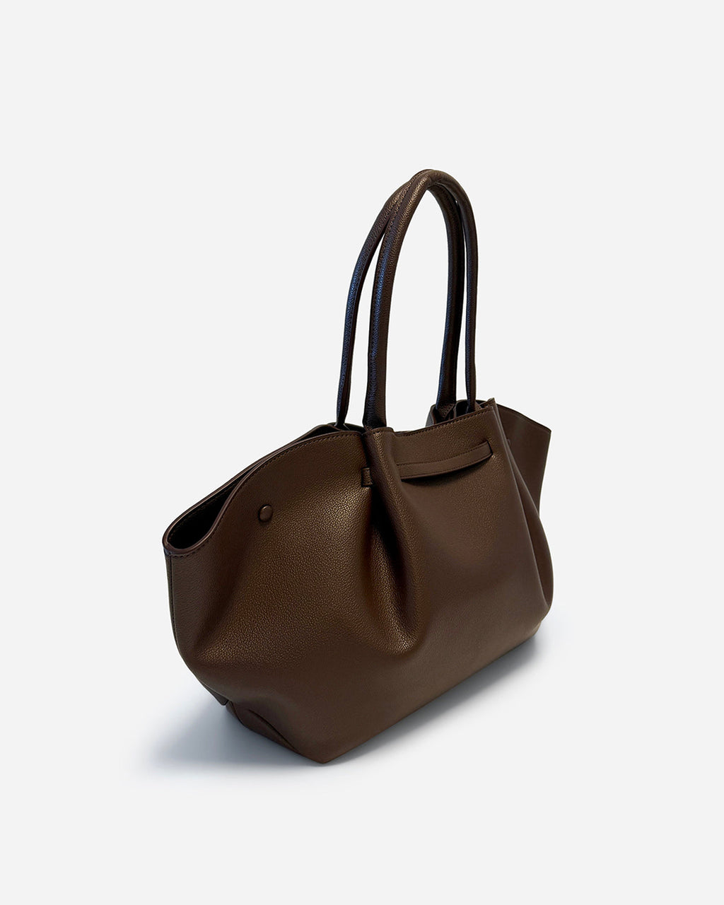 KNUE Noor Tote Large in Mocha — roomy structured tote bag