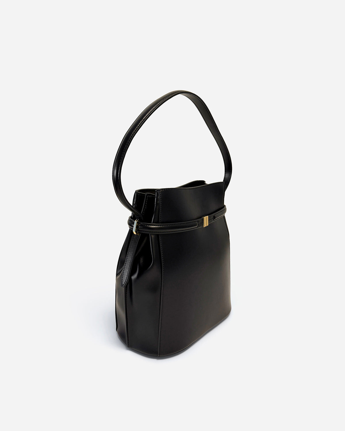 KNUE Vera Tote Bag in Black — structured everyday tote
