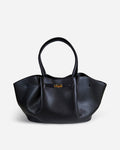 KNUE Noor Tote Large in Black — roomy structured tote bag